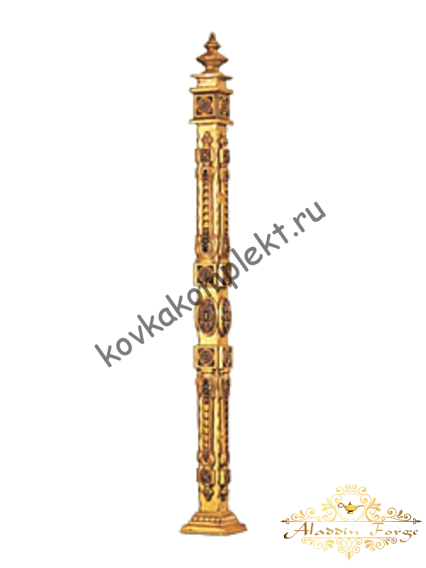 Столб кованый для перил 12 х 110 см (арт. 1902)