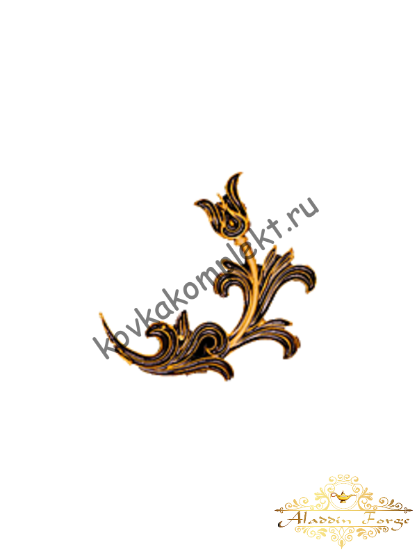 Декоративный кованый элемент цветок (арт. 3219)