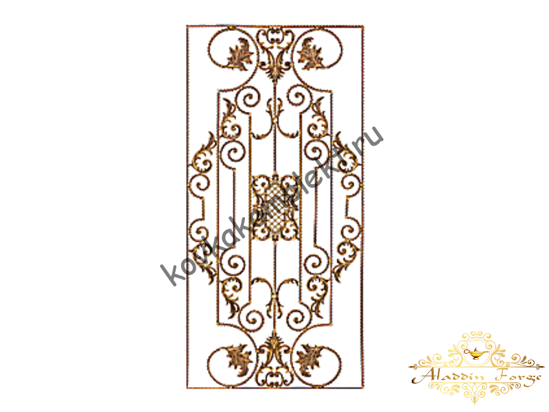 Панель кованая декоративная (арт. 6118)
