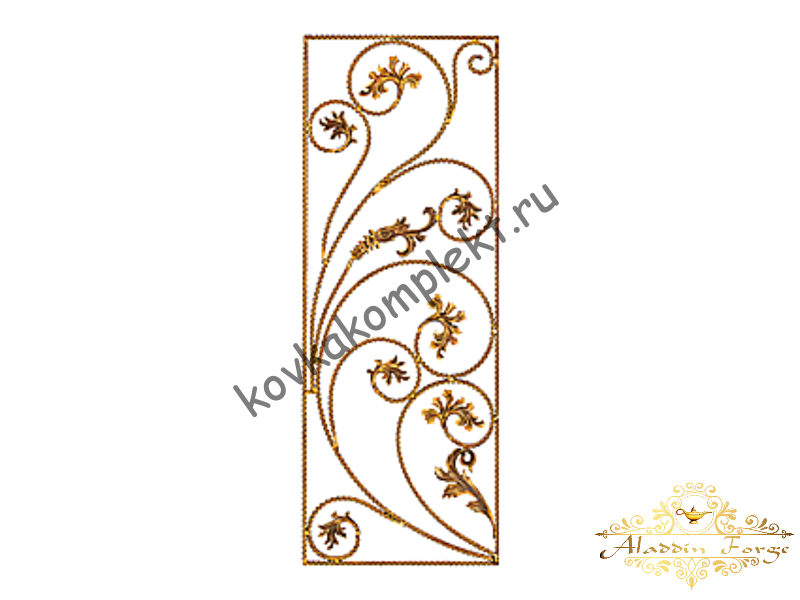 Панель кованая декоративная (арт. 6123)