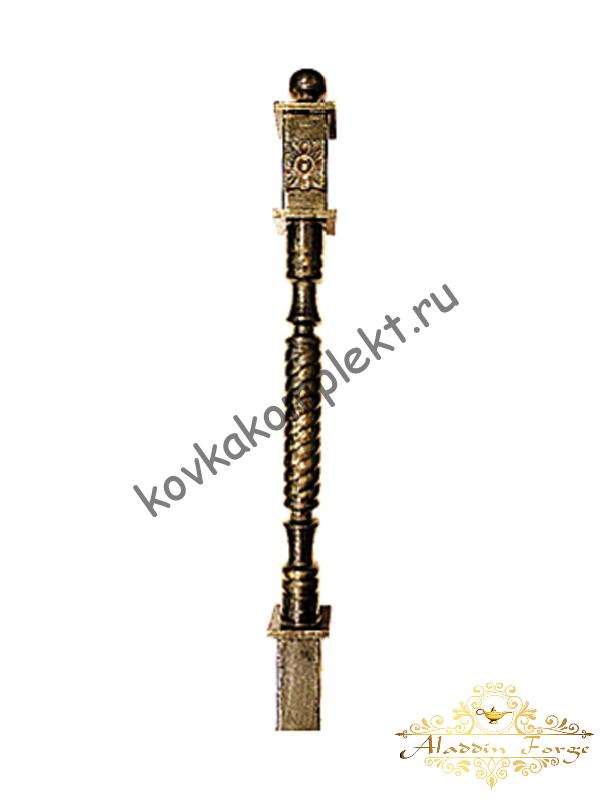 Столб кованый для перил 11 х 110 см (арт. 1507/1)