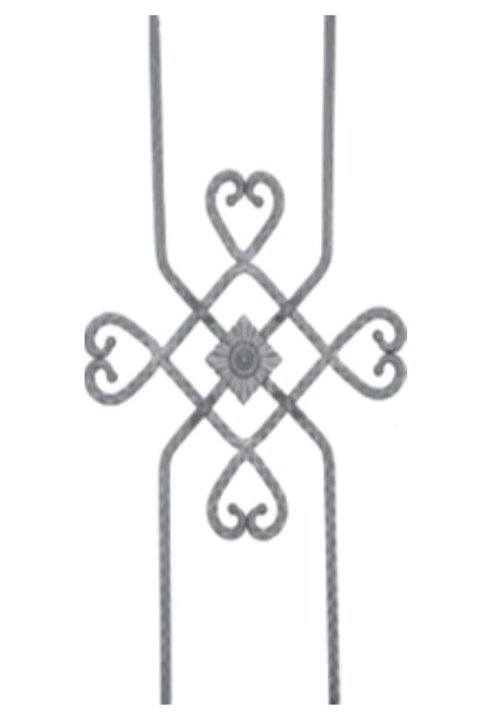 Розетка кованая 44 х 80 см (арт. 1766)
